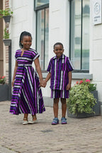 MINI PEJU PURPLE DRESS Kid’s Dress