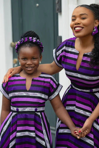 MINI PEJU PURPLE DRESS Kid’s Dress