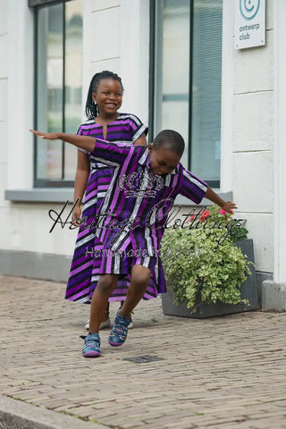 MINI PEJU PURPLE DRESS Kid’s Dress