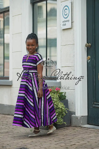 MINI PEJU PURPLE DRESS Kid’s Dress