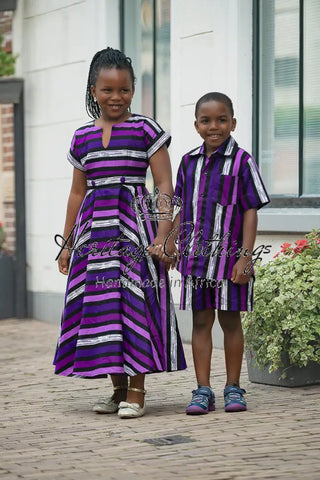 MINI PEJU PURPLE DRESS Kid’s Dress