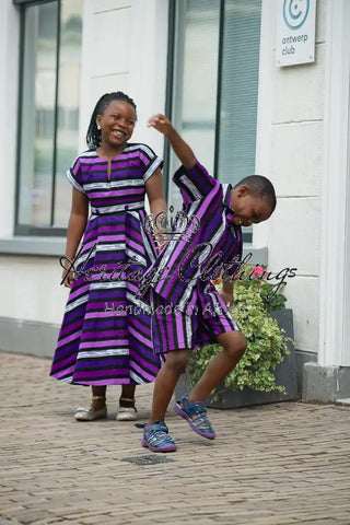 MINI PEJU PURPLE DRESS Kid’s Dress