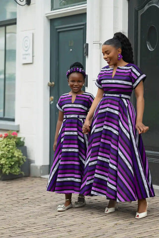 MINI PEJU PURPLE DRESS Kid’s Dress