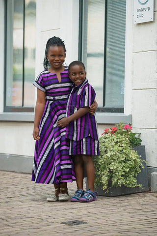 MINI PEJU PURPLE DRESS Kid’s Dress