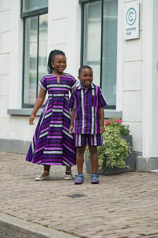 MINI PEJU PURPLE DRESS Kid’s Dress