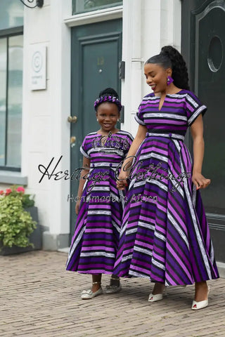 MINI PEJU PURPLE DRESS Kid’s Dress