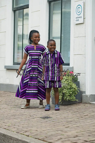 MINI PEJU PURPLE DRESS Kid’s Dress