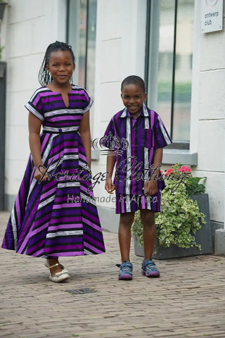 MINI PEJU PURPLE DRESS Kid’s Dress