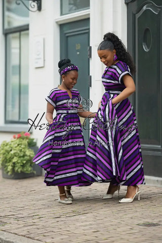 MINI PEJU PURPLE DRESS Kid’s Dress