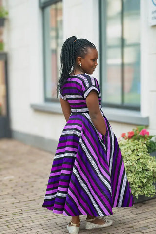 MINI PEJU PURPLE DRESS Kid’s Dress