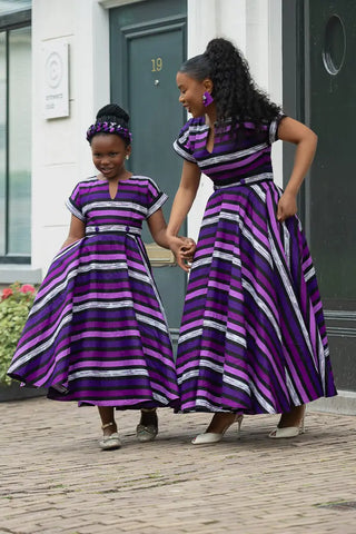 MINI PEJU PURPLE DRESS Kid’s Dress