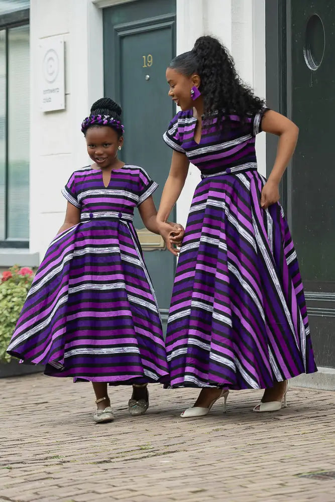 MINI PEJU PURPLE DRESS Kid’s Dress