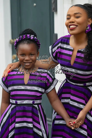 MINI PEJU PURPLE DRESS Kid’s Dress