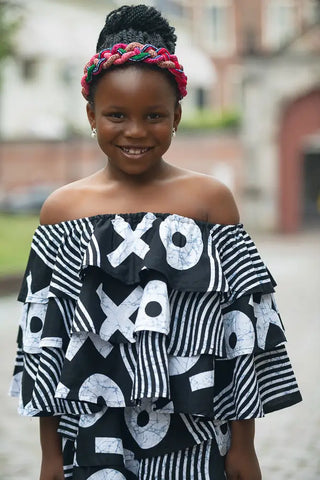 MINI PINK FLORAL BRAIDED HEADBAND Kid’s Headband