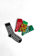 Mixed Print Set UK 4-8/EU 36-41 Socks