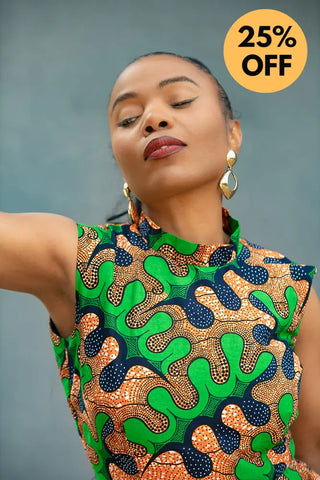 MODUPE GREEN PEPLUM DRESS Women’s Dress