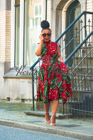 Modupe Side Peplum Dress. Apparel & Accessories