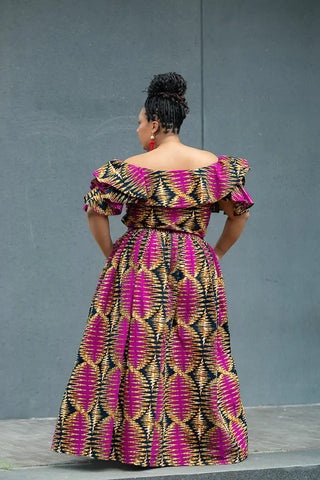 MOREMI PINK AND BLACK TWO PIECE SET Outfit Sets