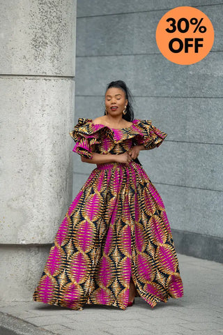 MOREMI PINK AND BLACK TWO PIECE SET Outfit Sets