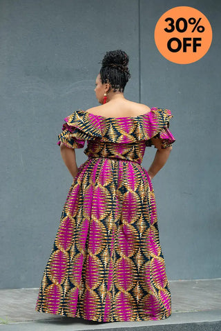 MOREMI PINK AND BLACK TWO PIECE SET Outfit Sets