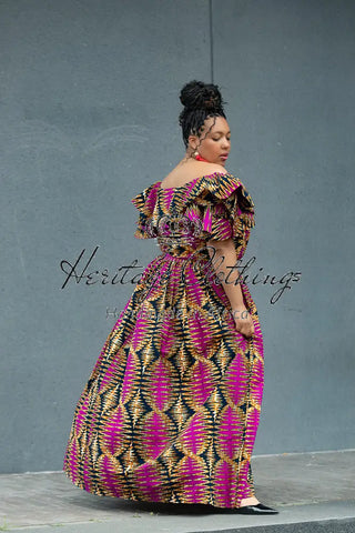 MOREMI PINK AND BLACK TWO PIECE SET Outfit Sets