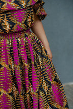 MOREMI PINK AND BLACK TWO PIECE SET Outfit Sets
