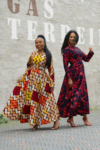 MOYO RED AND BLACK DRESS Women’s Dress