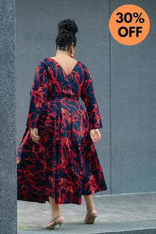 MOYO RED AND BLACK DRESS Women’s Dress