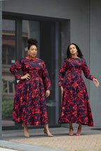 MOYO RED AND BLACK DRESS Women’s Dress