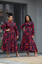 MOYO RED AND BLACK DRESS Women’s Dress