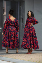 MOYO RED AND BLACK DRESS Women’s Dress