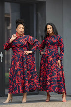 MOYO RED AND BLACK DRESS Women’s Dress