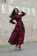 MOYO RED AND BLACK DRESS Women’s Dress
