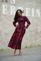 MOYO RED AND BLACK DRESS Women’s Dress
