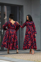 MOYO RED AND BLACK DRESS Women’s Dress