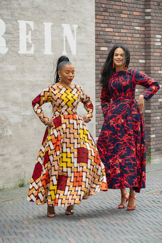 MOYO RED AND BLACK DRESS Women’s Dress