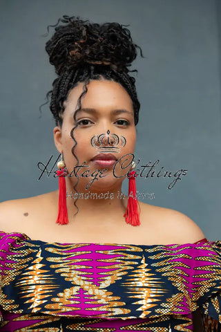 MOYO RED EARRINGS Earrings