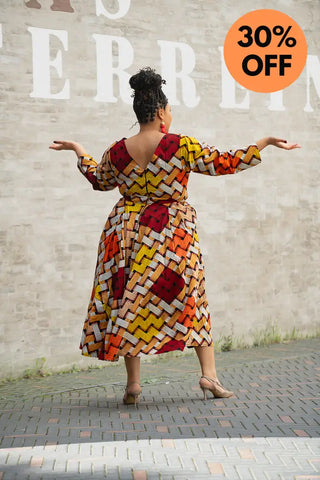 MOYO YELLOW AND ORANGE DRESS Women’s Dress