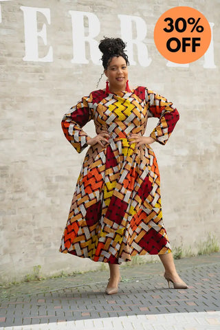 MOYO YELLOW AND ORANGE DRESS Women’s Dress