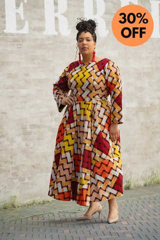 MOYO YELLOW AND ORANGE DRESS Women’s Dress