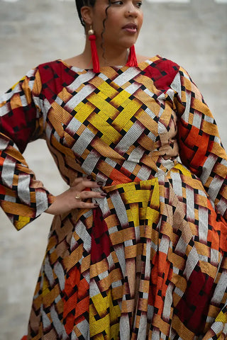 MOYO YELLOW AND ORANGE DRESS Women’s Dress