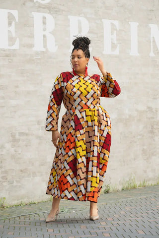 MOYO YELLOW AND ORANGE DRESS Women’s Dress