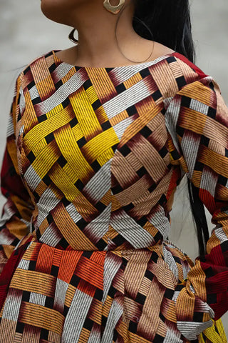 MOYO YELLOW AND ORANGE DRESS Women’s Dress