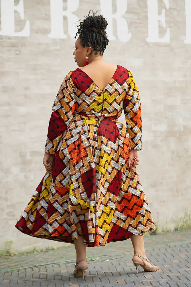 MOYO YELLOW AND ORANGE DRESS Women’s Dress