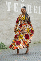 MOYO YELLOW AND ORANGE DRESS Women’s Dress