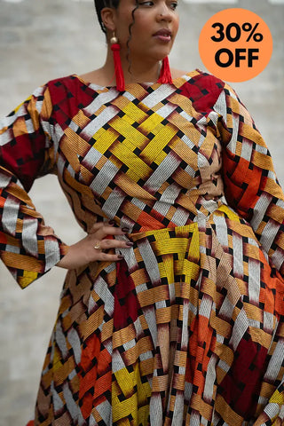 MOYO YELLOW AND ORANGE DRESS Women’s Dress