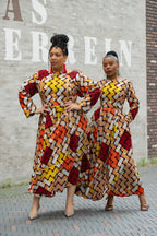 MOYO YELLOW AND ORANGE DRESS Women’s Dress