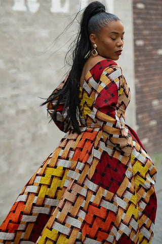 MOYO YELLOW AND ORANGE DRESS Women’s Dress