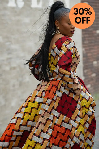 MOYO YELLOW AND ORANGE DRESS Women’s Dress