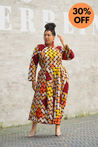 MOYO YELLOW AND ORANGE DRESS Women’s Dress